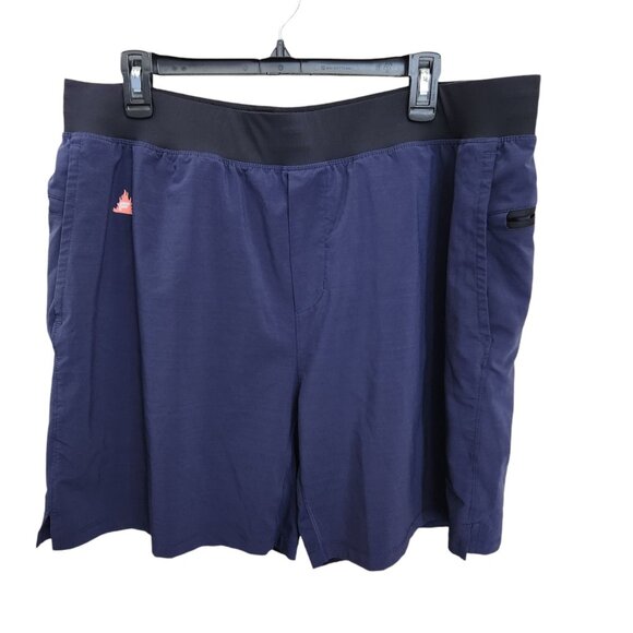 Fabletics The Franchise Shorts Mens XXL Blue 7” Lined Athletic Performance Gym - Picture 12 of 12